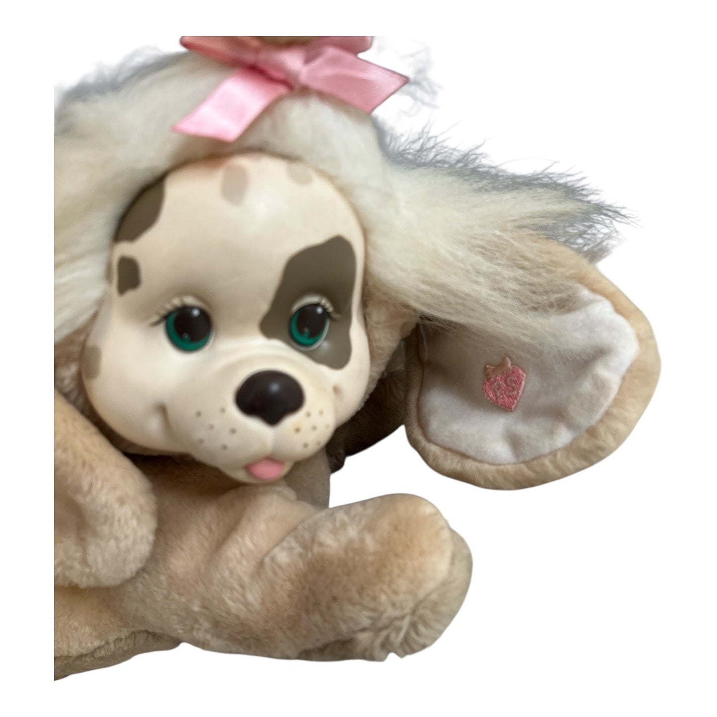 Vintage 1991 Puppy Surprise Coffee Cocker Spaniel Plush Hasbro 12 Inch Dog Toy
