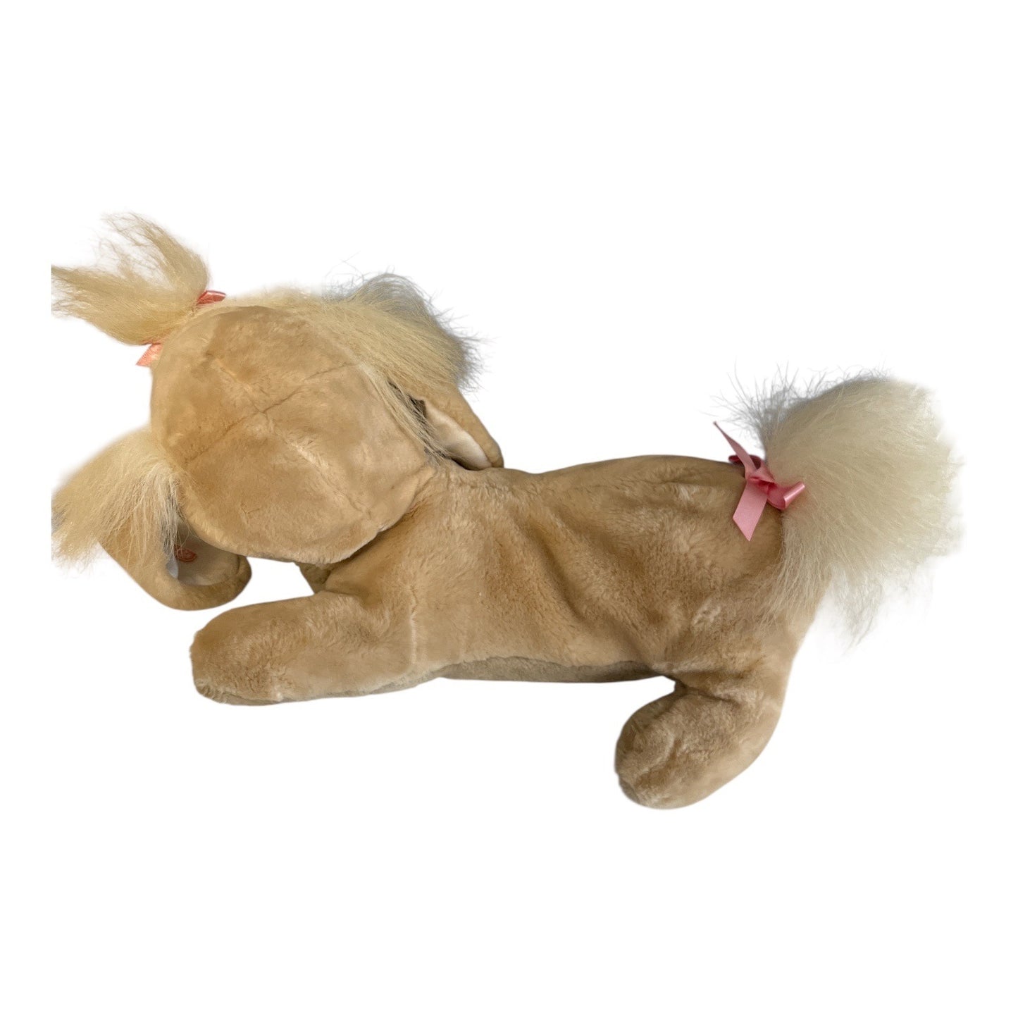 Vintage 1991 Puppy Surprise Coffee Cocker Spaniel Plush Hasbro 12 Inch Dog Toy