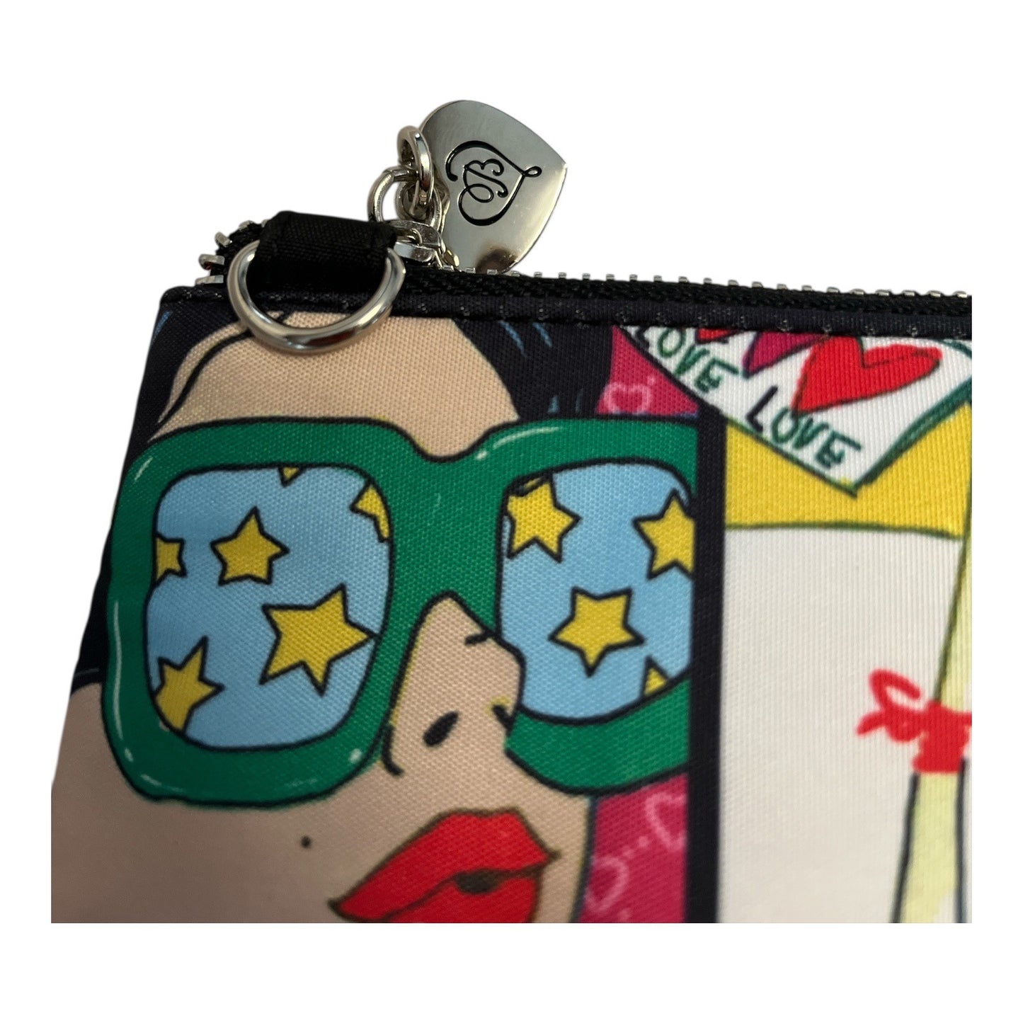 Brighton Glam Girl Crossbody Pouch | Pop Art Purse by Tom Clancy | NWT | 8.5 x 5.5
