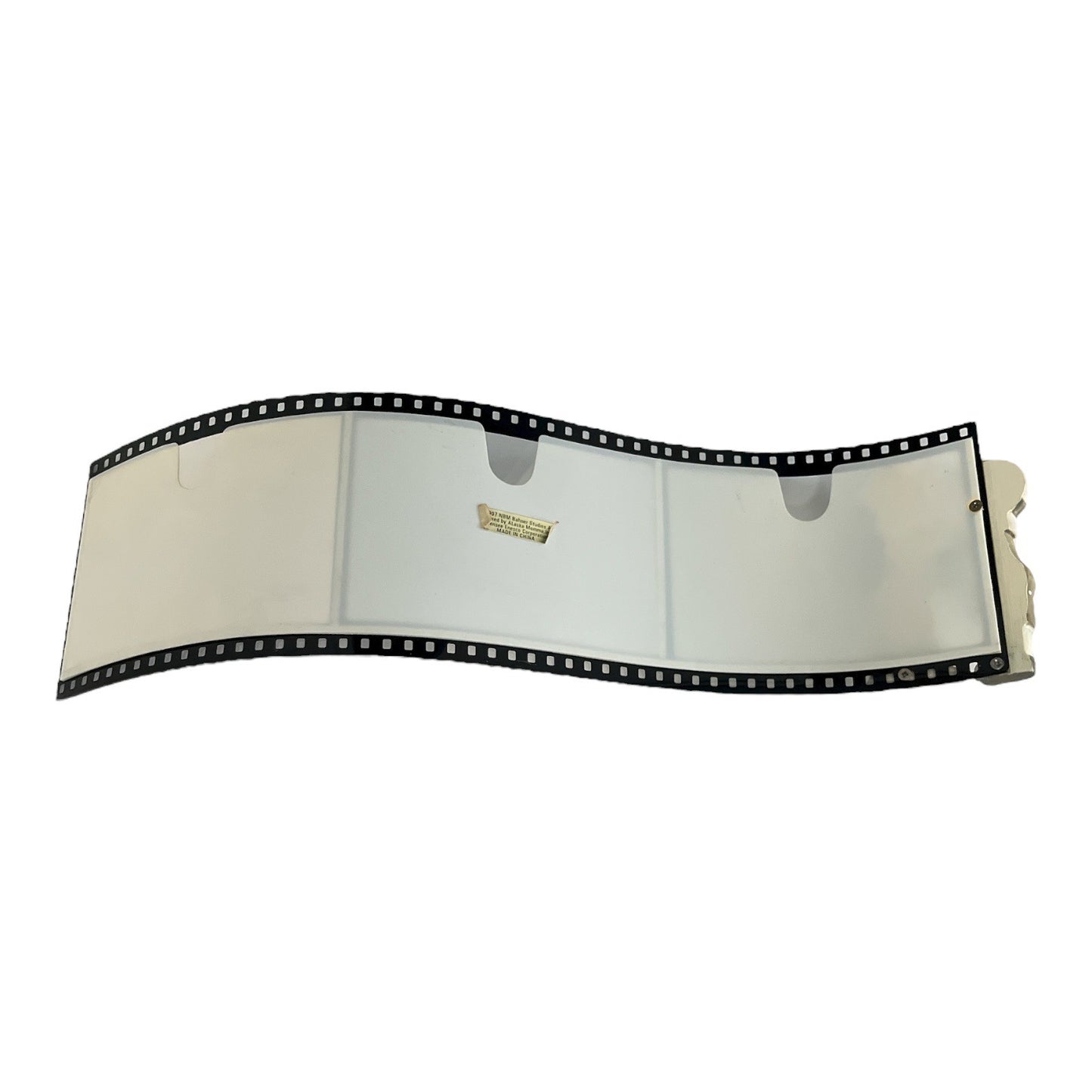 1997 Enesco Alaska Momma Bahner Studios Filmstrip Photo Frame – Kissing Kids Figurine