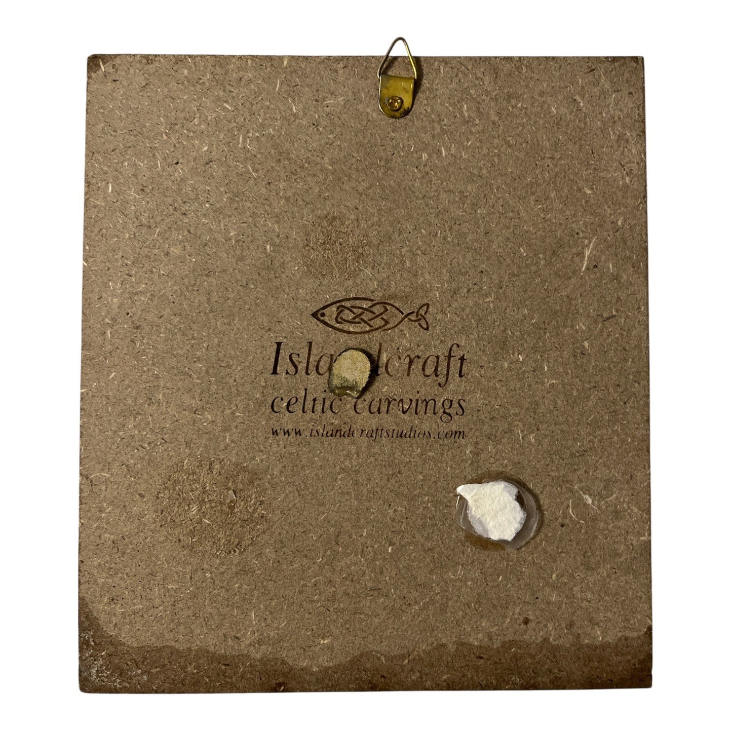 Islandcraft Celtic Carvings Wooden Wall Plaque Irish Blessing Knot Decor