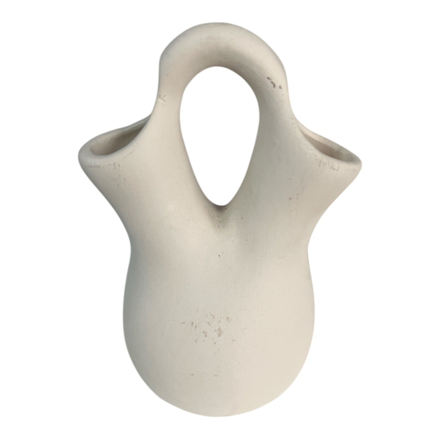 Vtg L. Toya Wedding Vase Pottery 5x4 Hand Painted Southwest Pueblo Style N.M.