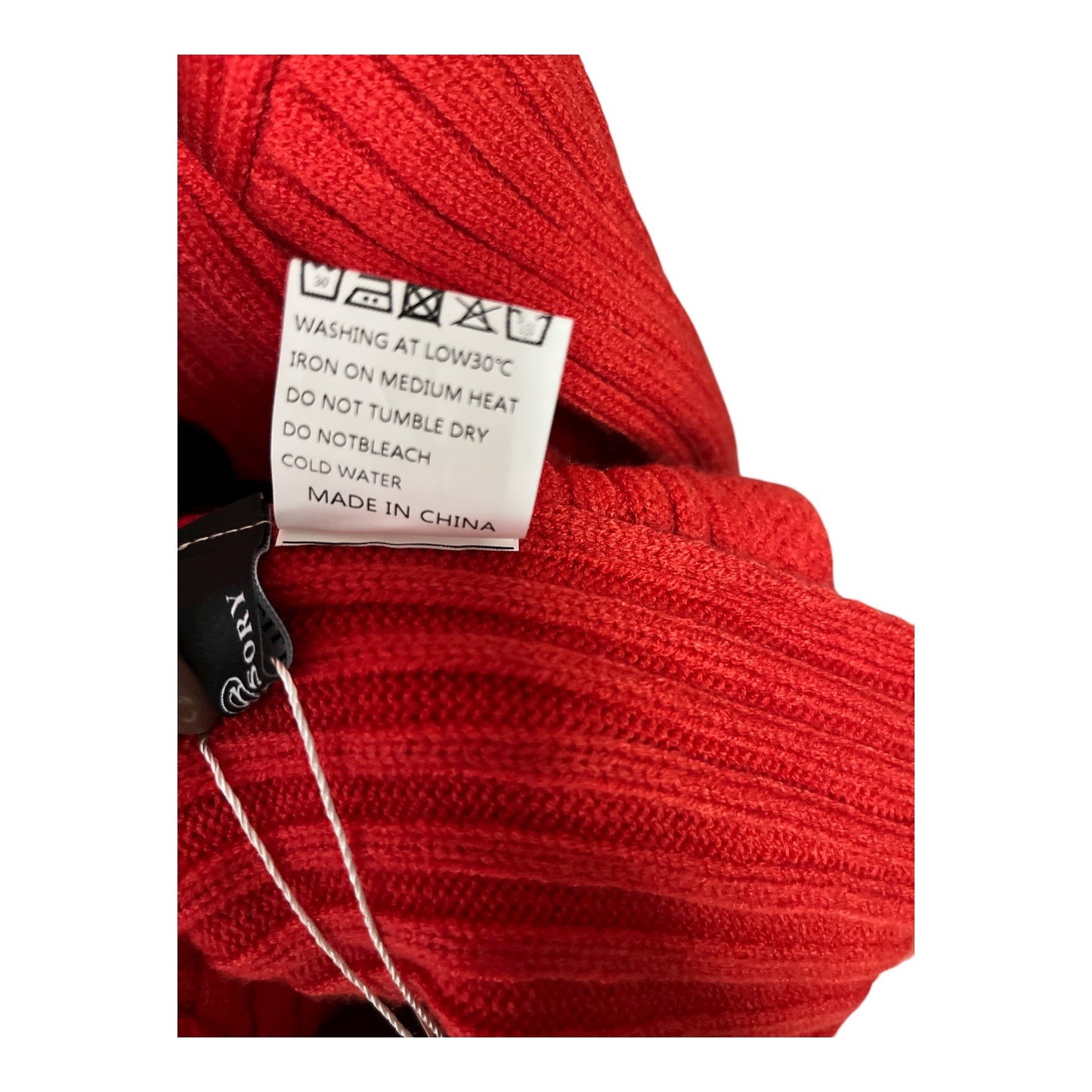 Lillusory Dark Orange / Red Ribbed Turtleneck Sweater – Women’s 2XL – NWT