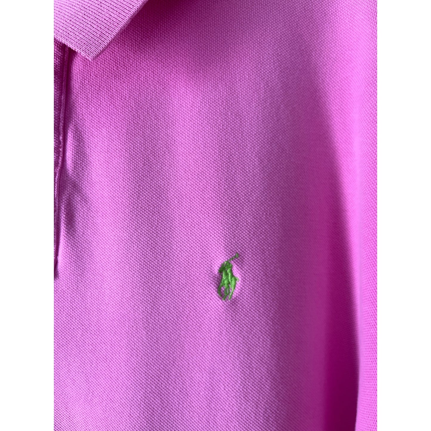 VTG Polo by Ralph Lauren Pink Short Sleeve Polo Shirt Men’s XXL 100% Cotton