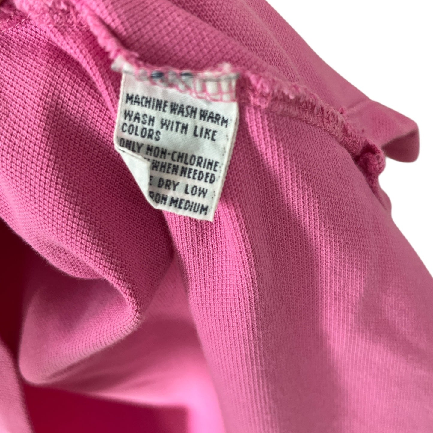 VTG Polo by Ralph Lauren Pink Short Sleeve Polo Shirt Men’s XXL 100% Cotton