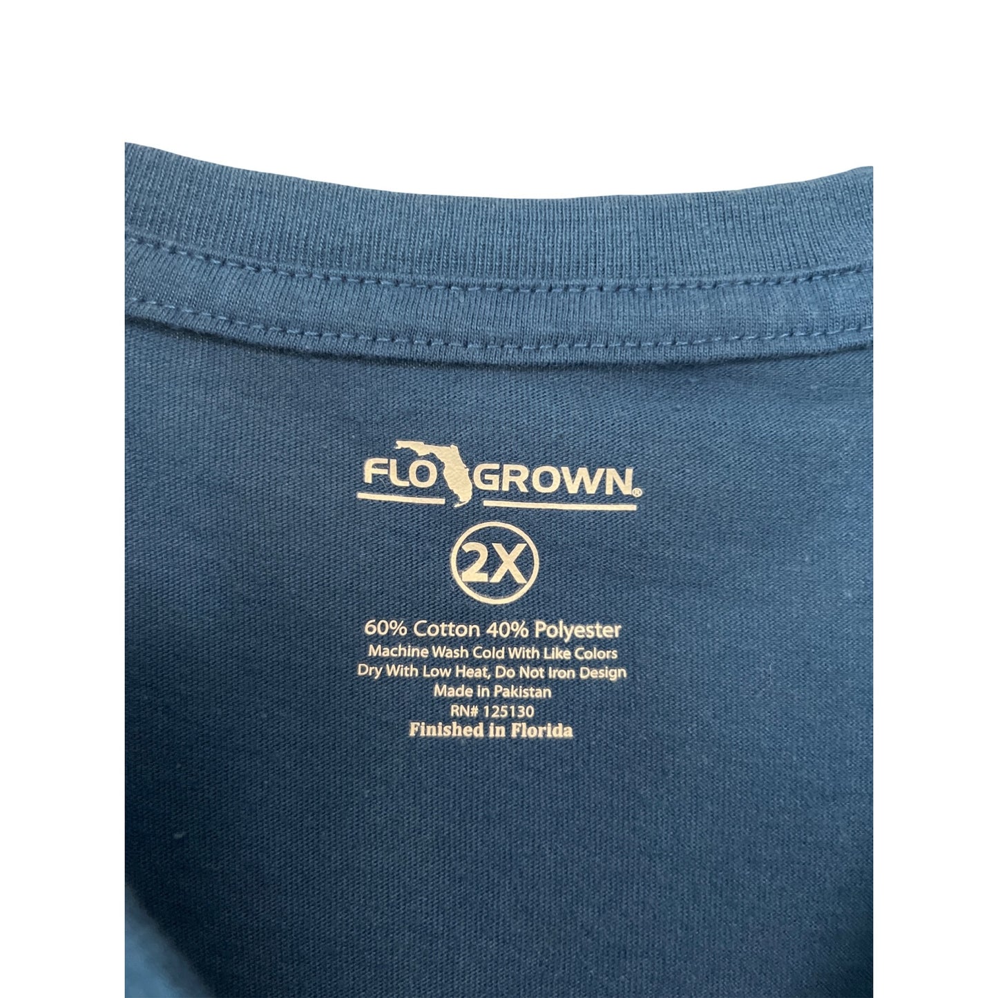 FloGrown Florida Gators Nation T-Shirt 2X Blue UF Gator Flag Graphic Tee