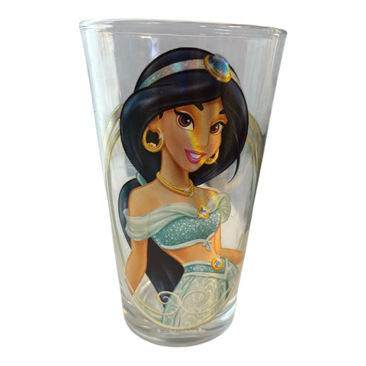 Disney Jasmine Holographic Drinking Glass – Collectible Aladdin-Themed Drinkware