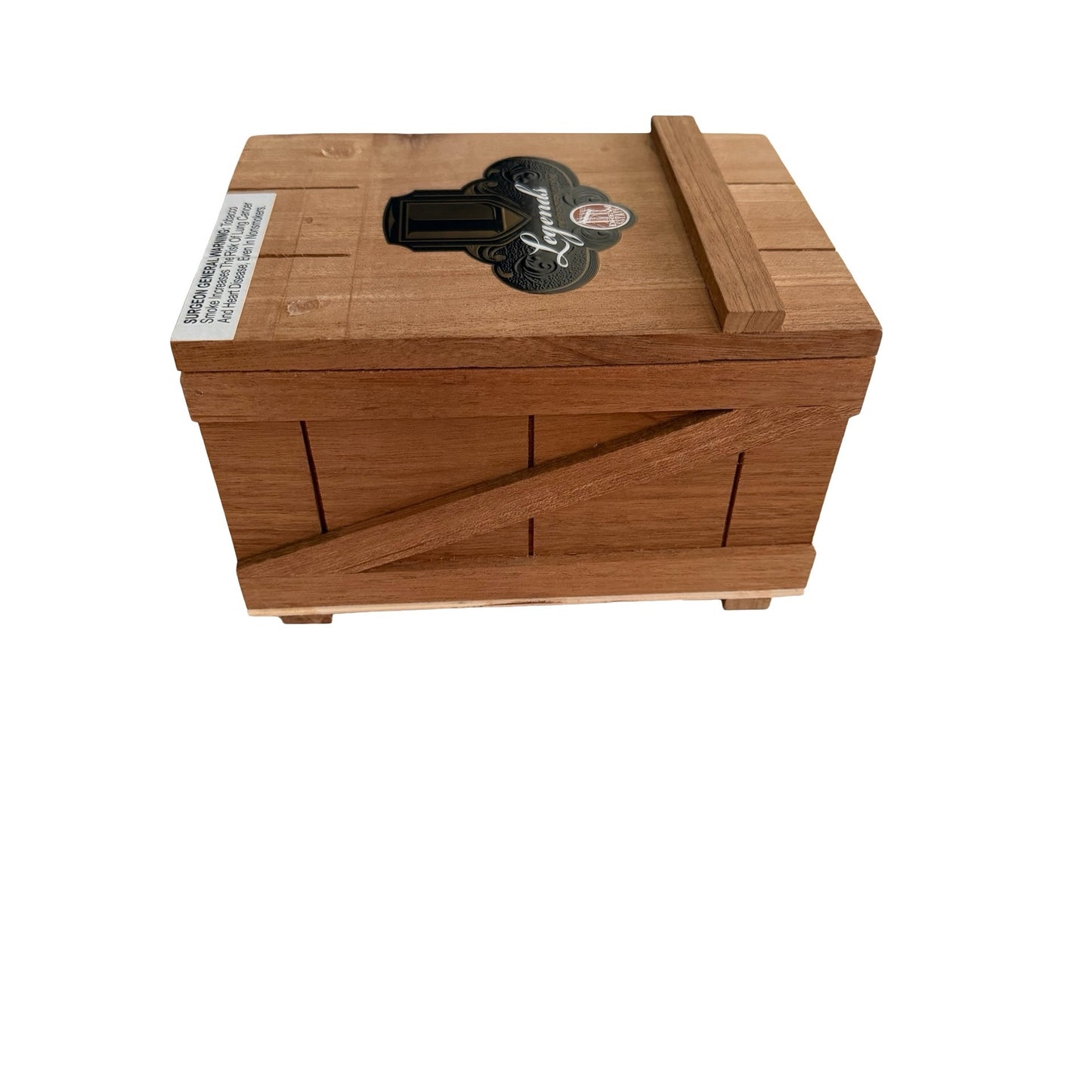 Drew Estate Legends Robusto Wooden Cigar Box Crate Style Storage Box Nicaragua 20 Count