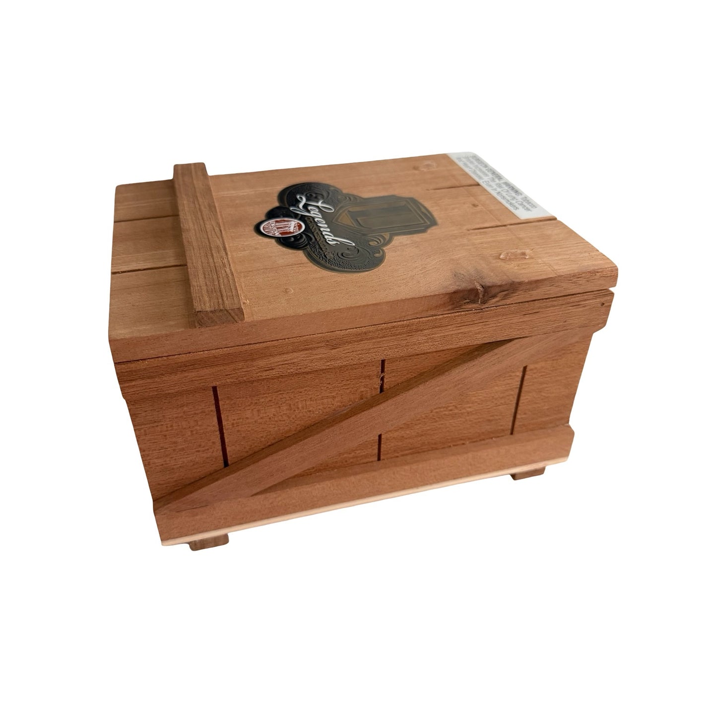 Drew Estate Legends Robusto Wooden Cigar Box Crate Style Storage Box Nicaragua 20 Count