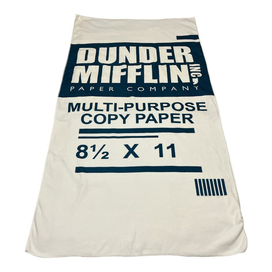 The Office Dunder Mifflin Blanket – CultureFly Microfiber Fleece 48x60