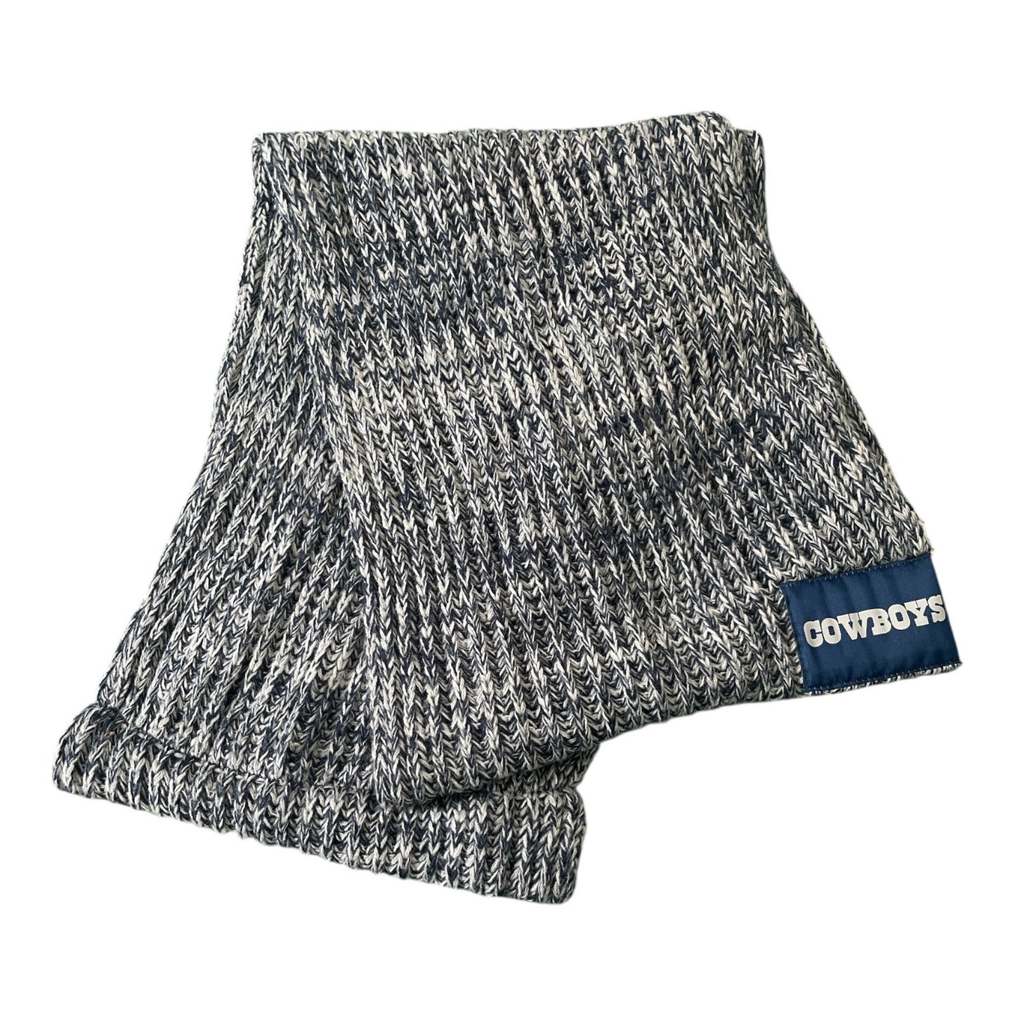 Dallas Cowboys Infinity Knit Scarf Gray Blue NFL Football Winter Fan Gear