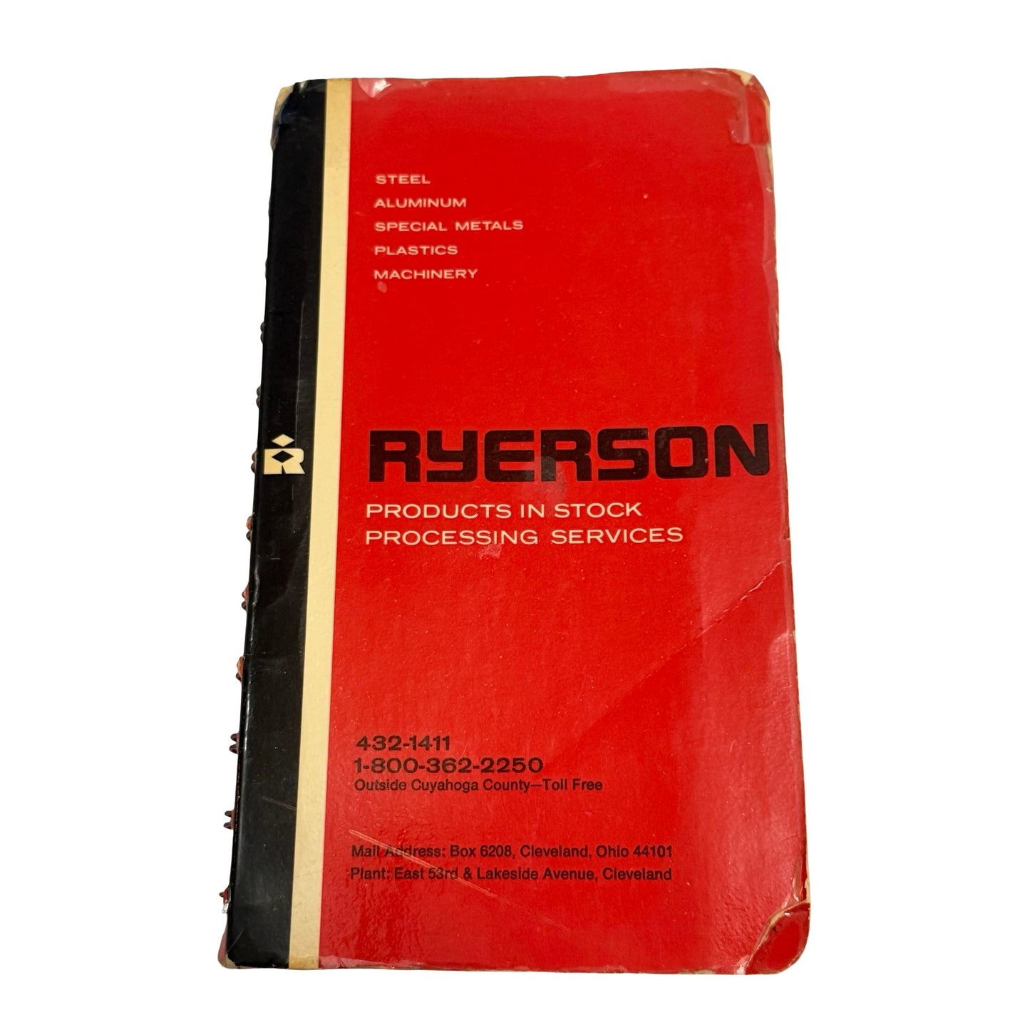 Vintage 1972 Ryerson Products in Stock Processing Services Metal Reference Handbook Edition 121
