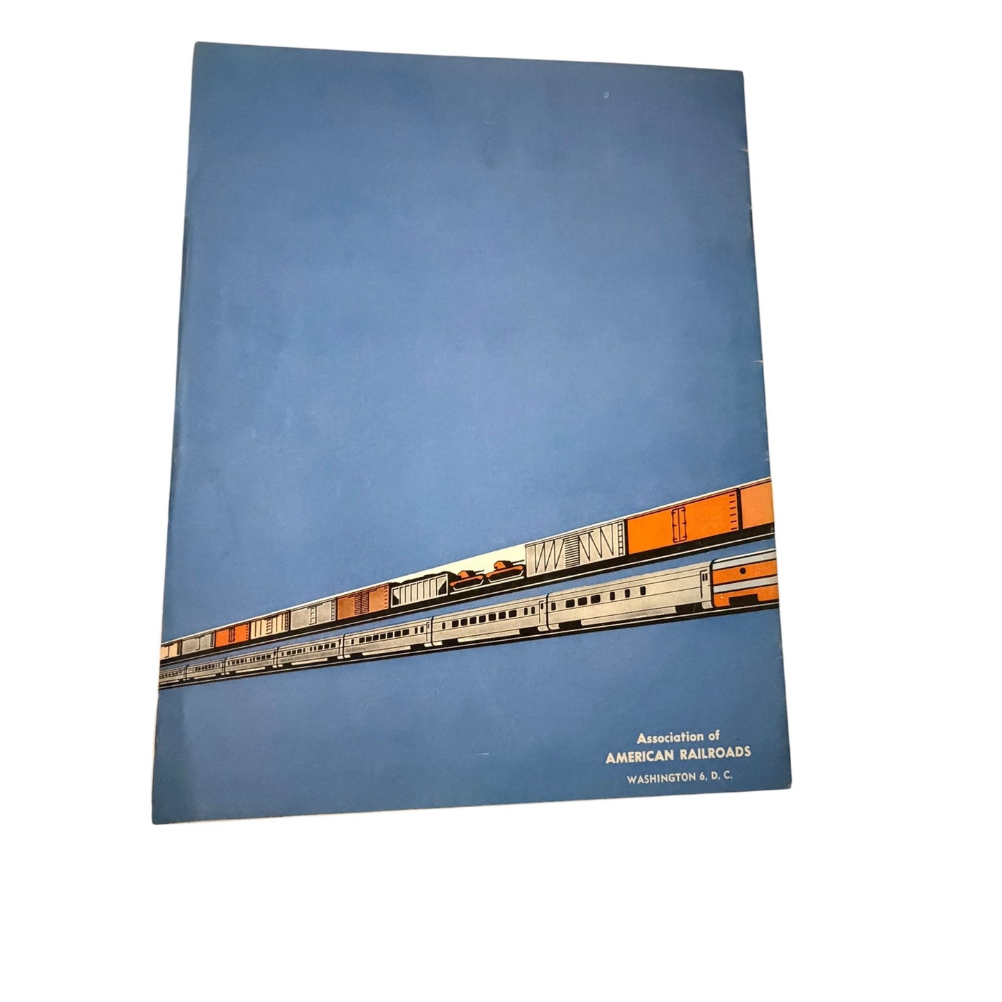 1954 Railroads at Work Sixth Edition Association of American Railroads Educational Picture Book