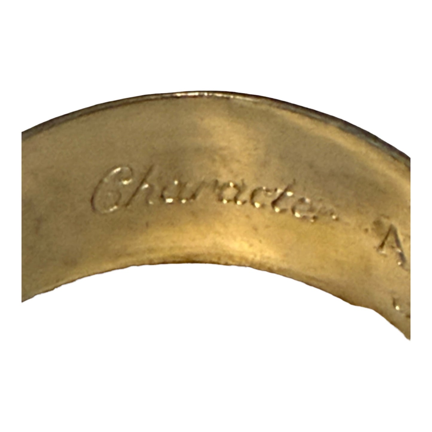 Vintage Poppy Flower August Sincerity Character Generosity Silver Tone Cuff Bracelet