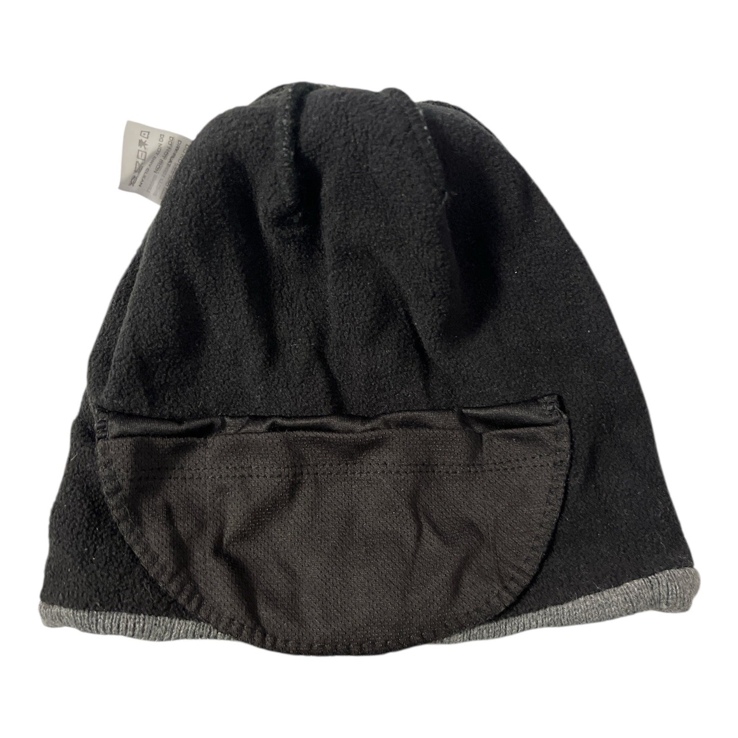 HotMocs Stripe Beanie Hat One Size Gray Pink Fleece Lined