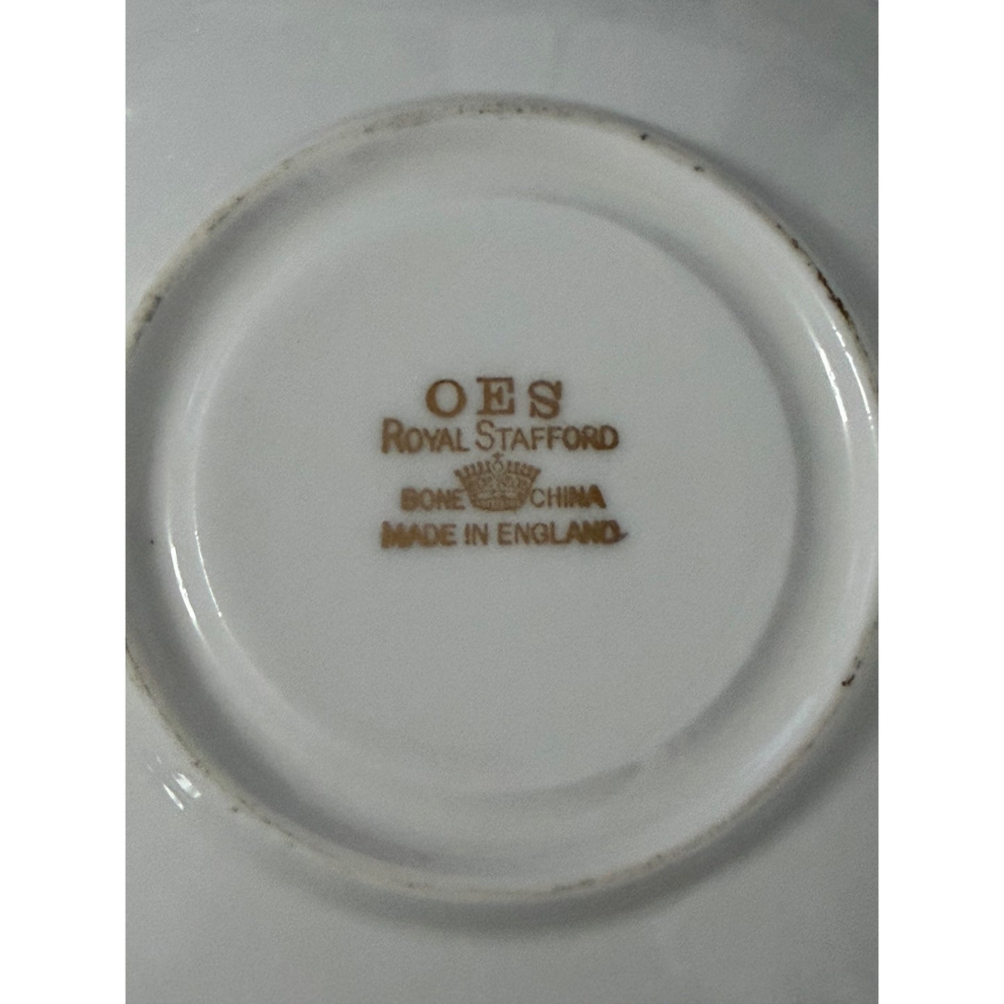Vintage Royal Stafford Order of the Eastern Star OES Bone China Saucer England 5.5"