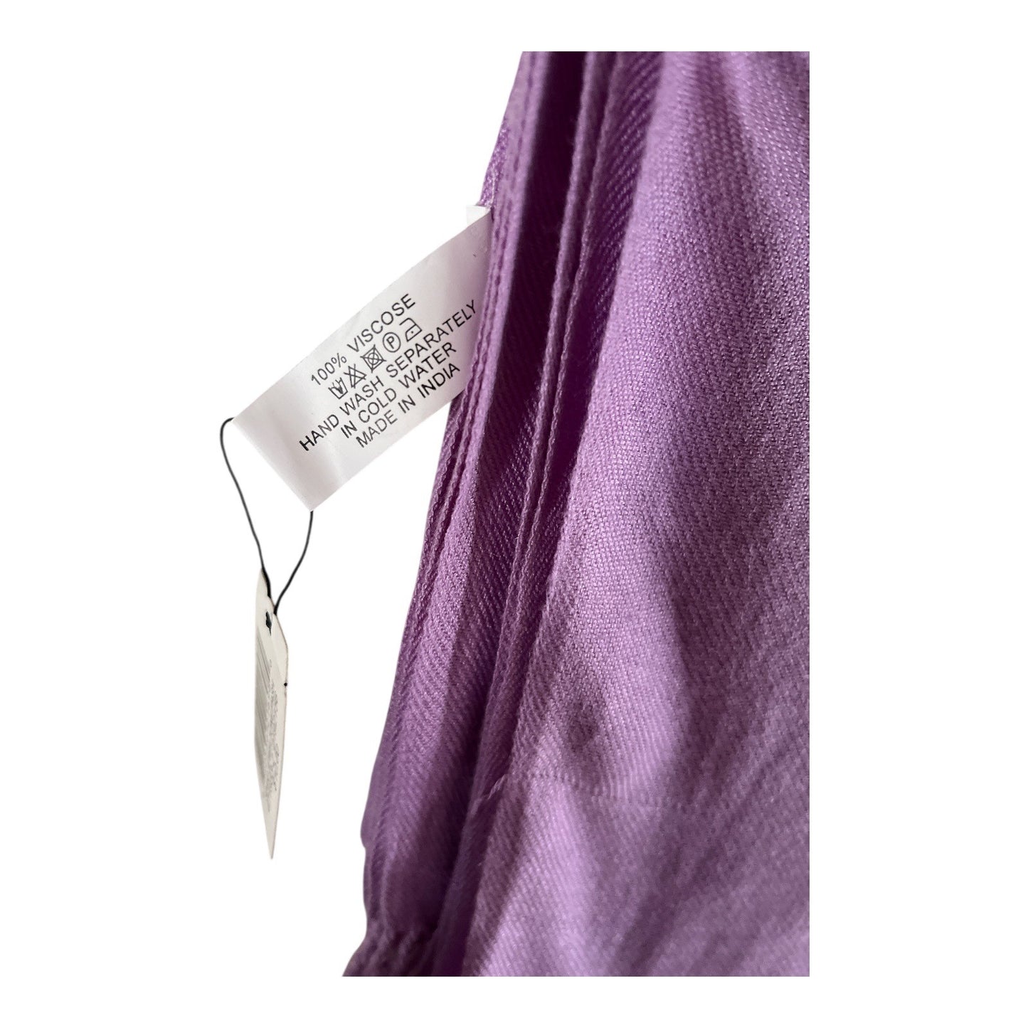Bijoux Terner Lilac Pseudo Pashmina Scarf Wrap – 100% Viscose – Made in India – 80x32 NWT