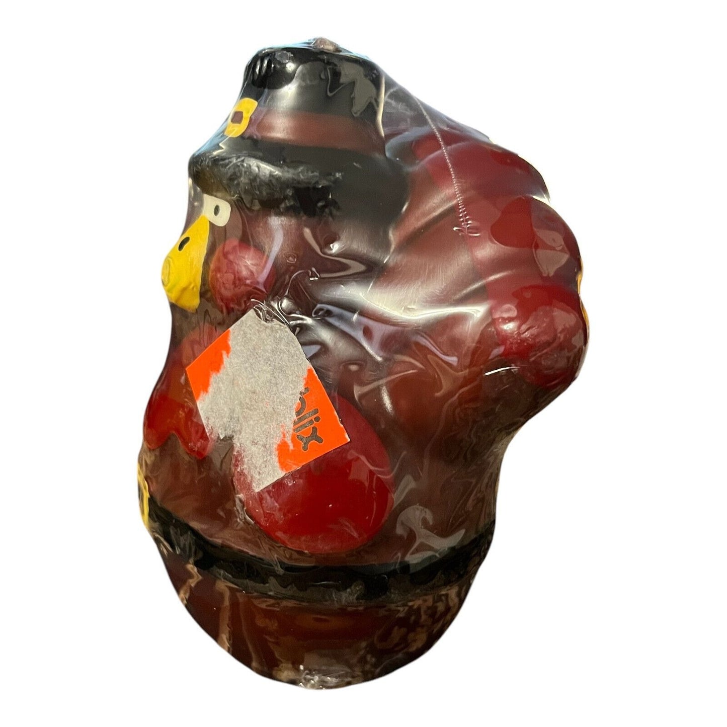 Thanksgiving Turkey Pilgrim Candle – 5" Tall – Publix Store – 1990s–2000s – New in Plastic – Minor Wear