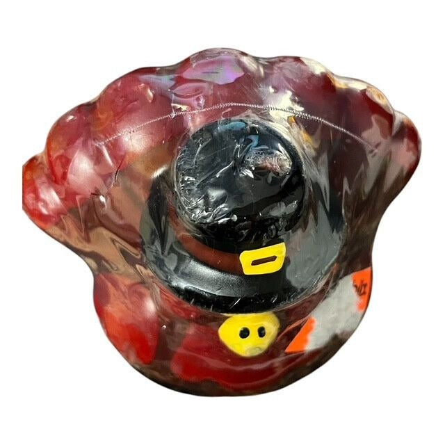 Thanksgiving Turkey Pilgrim Candle – 5" Tall – Publix Store – 1990s–2000s – New in Plastic – Minor Wear