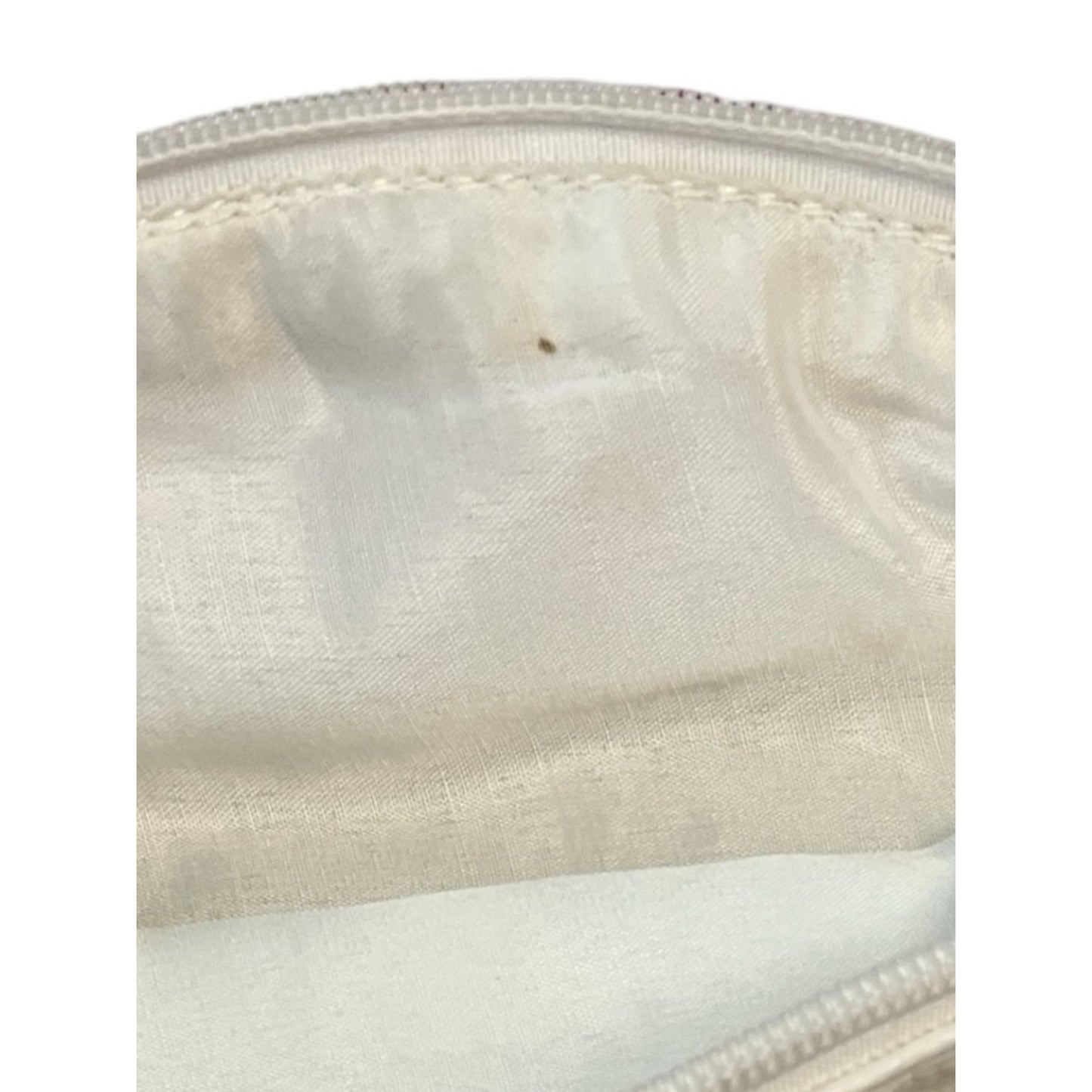 Harvé Benard Crossbody Shoulder Bag – White and Beige with Tan Strap