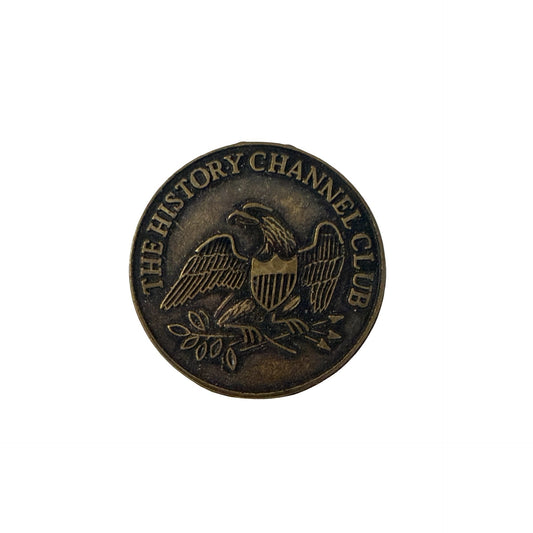 Vintage History Channel Club 1776 Liberty Bell Commemorative Token Bronze Tone