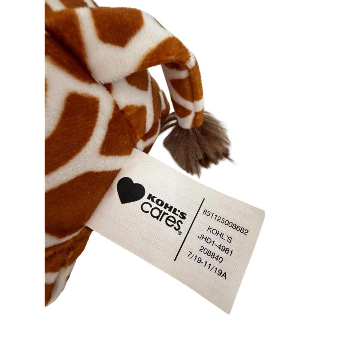 Kohls Cares Giraffe Problems Plush Jory John Lane Smith 2018 11 Inch