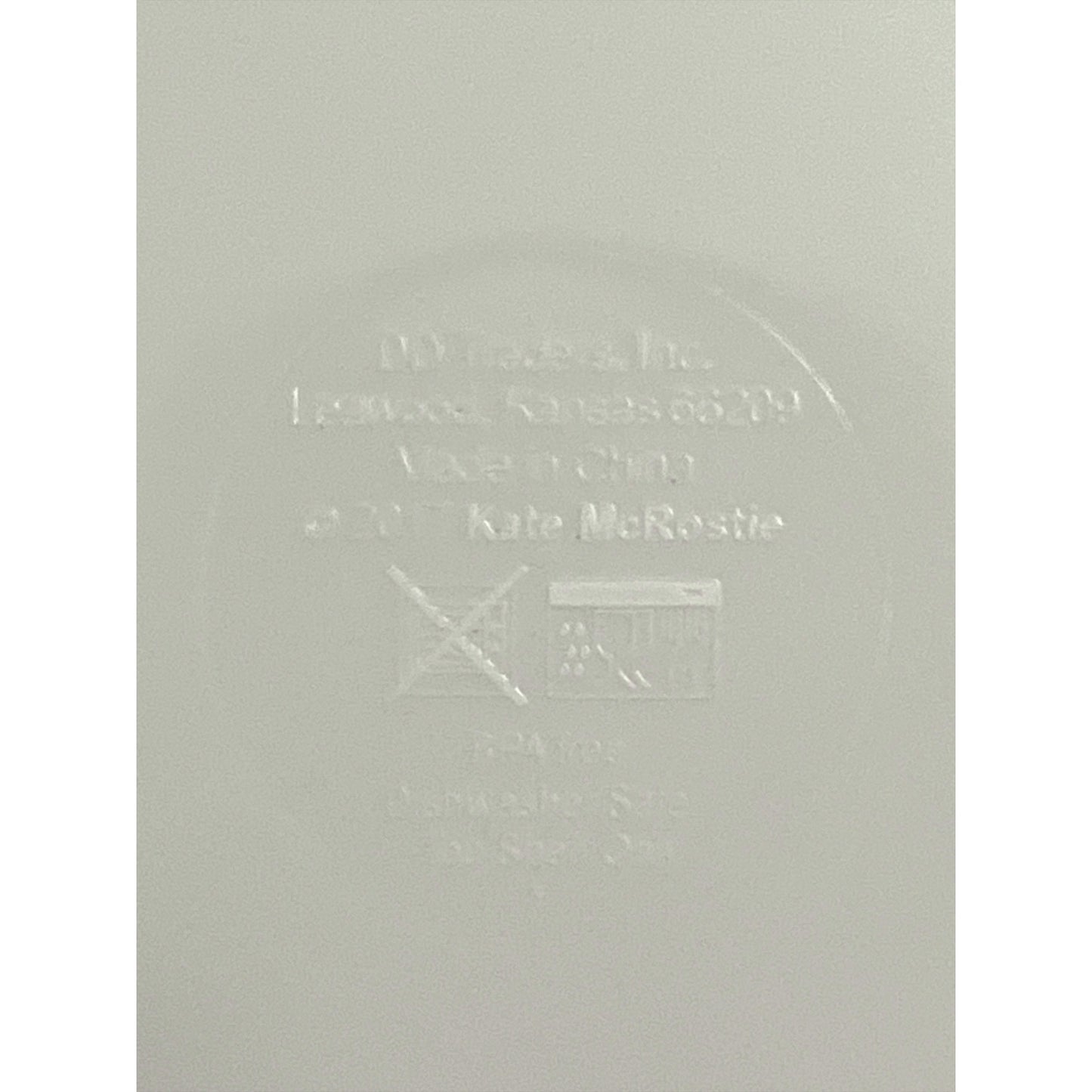 Kate McRostie "Candy Cane Coffee & Cookie Co." Holiday Serving Tray | 17" x 11" | Red & White Christmas Design