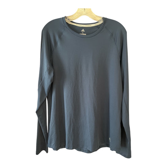 Adidas Golf Women’s XL Long Sleeve Performance Shirt Slate Blue Gray