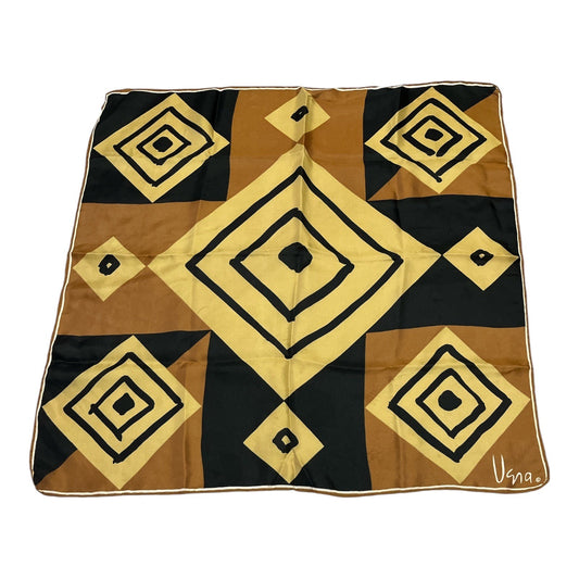 Vintage Vera Neumann Geometric Square Scarf –  Handrolled, Japan,
