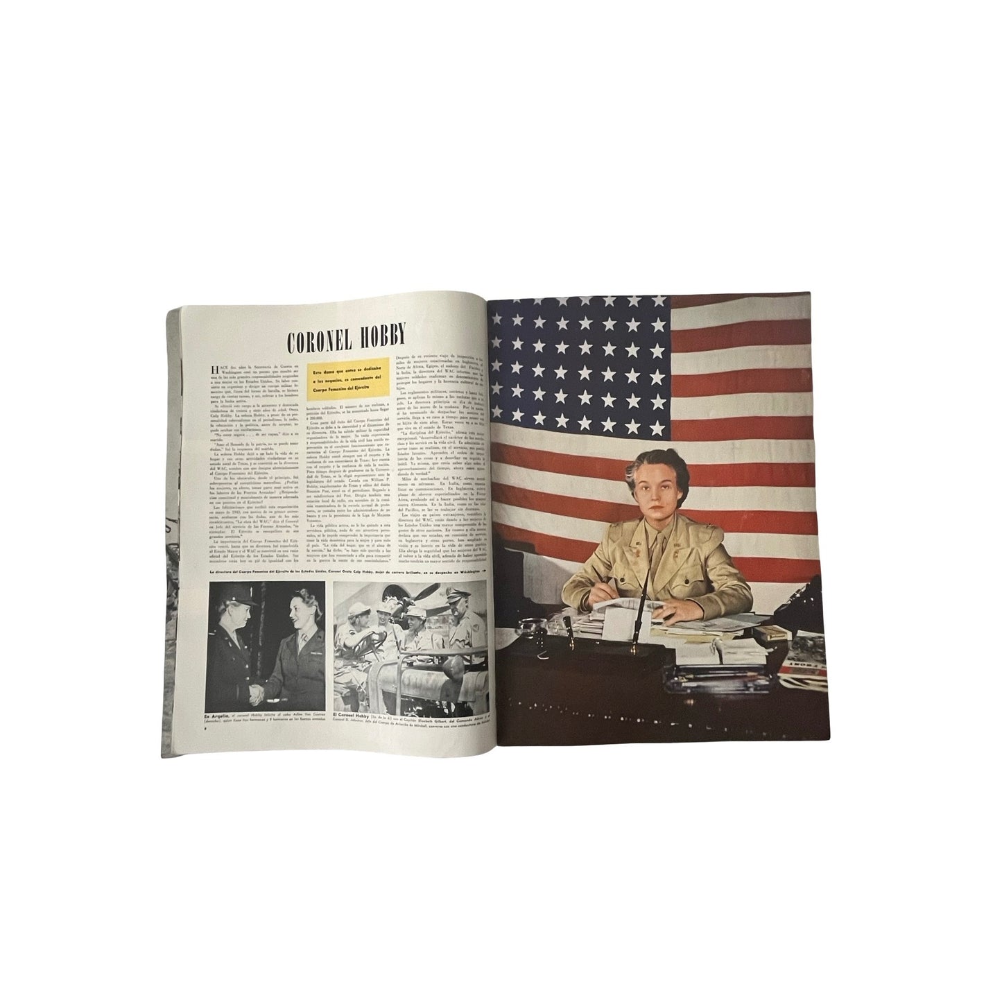 Vintage En Guardia Magazine Año 3 No 8 Spanish WWII Era Propaganda Americas Defense
