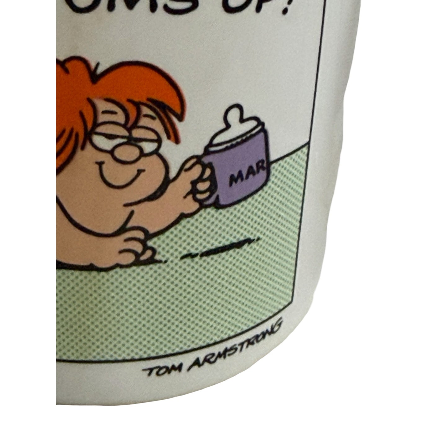 Vintage 1982 Hallmark Marvin “Bottoms Up!” Coffee Mug Tom Armstrong Made in Japan