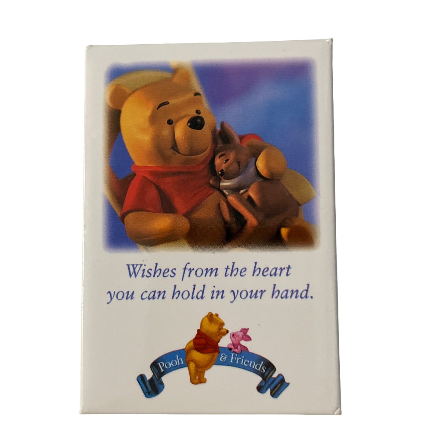 Vintage Winnie the Pooh Piglet Disney Art Classics Promotional Pin Kmart Employee Button