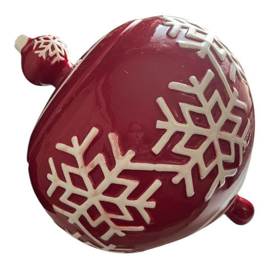 Christmas Ornament Ceramic Cookie Jar – Real Home Earthenware