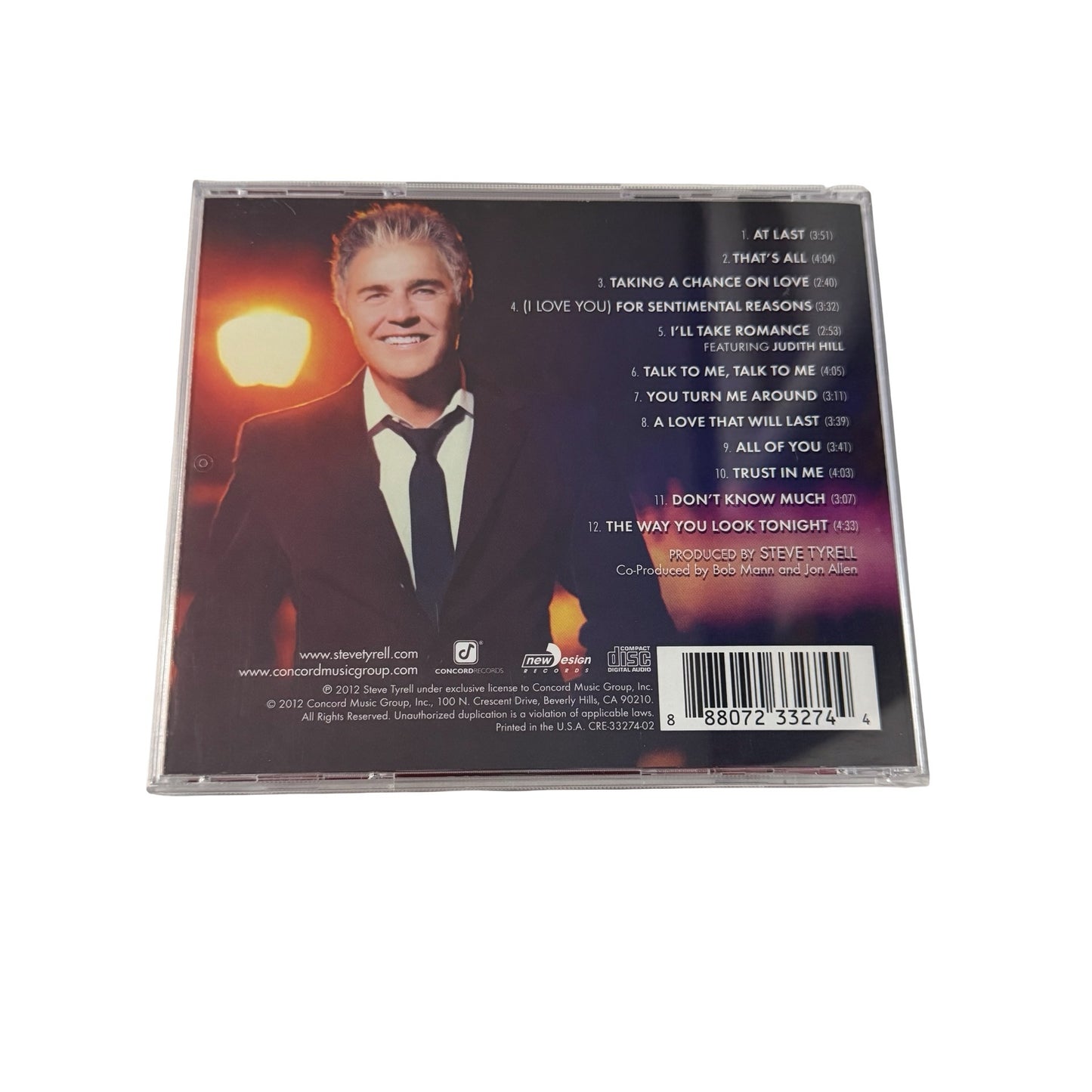 Steve Tyrell I'll Take Romance CD 2012 Concord Records