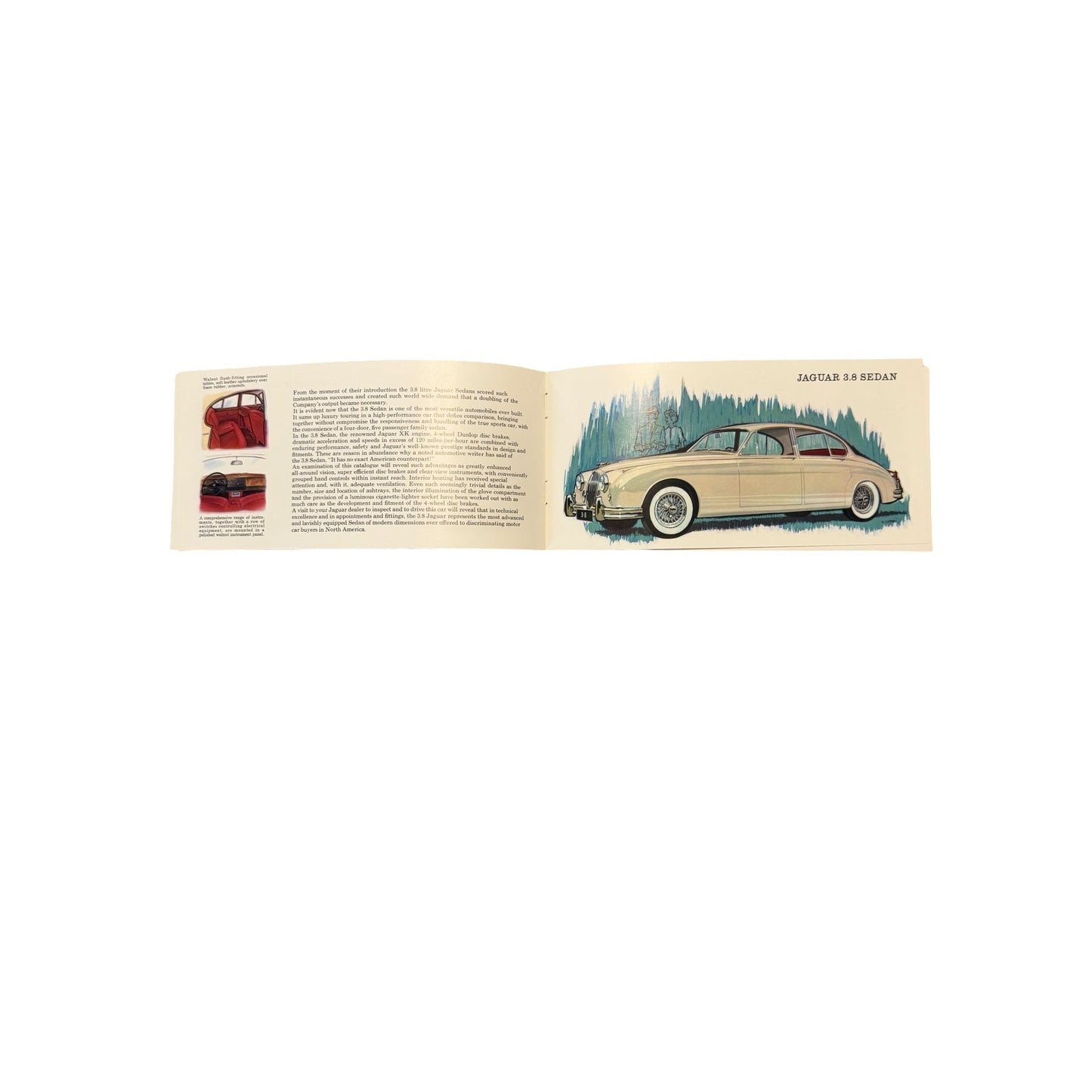 Vintage Jaguar Cars Inc Sales Brochure Catalog Mark X 3.8 Sedan XK-E Roadster Coupe USA