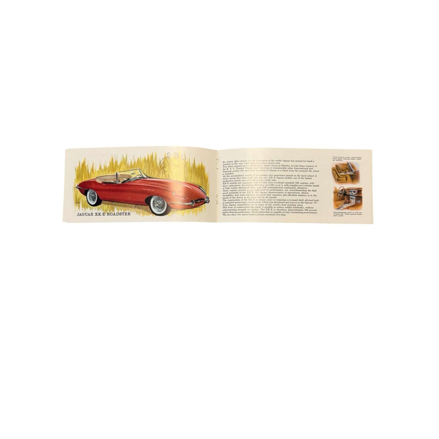 Vintage Jaguar Cars Inc Sales Brochure Catalog Mark X 3.8 Sedan XK-E Roadster Coupe USA