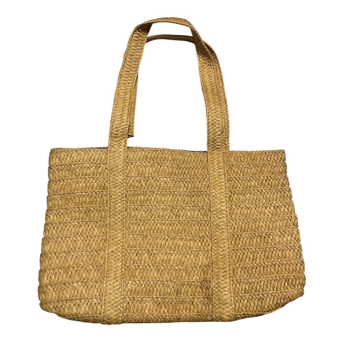 Draper James Woven Straw Tote Bag Magnolia Scarf Large Summer Beach Handbag
