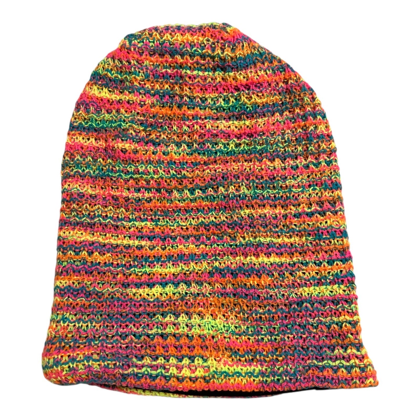 Forbuite Multicolor Knit Slouch Beanie Hat Unisex Soft Stretchy