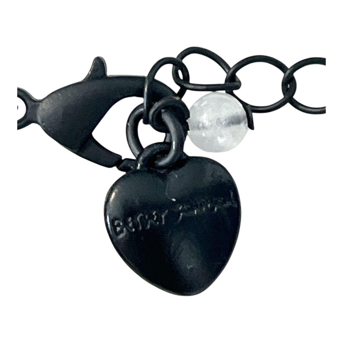 Betsey Johnson Rhinestone Bat Statement Necklace Black Gothic Halloween