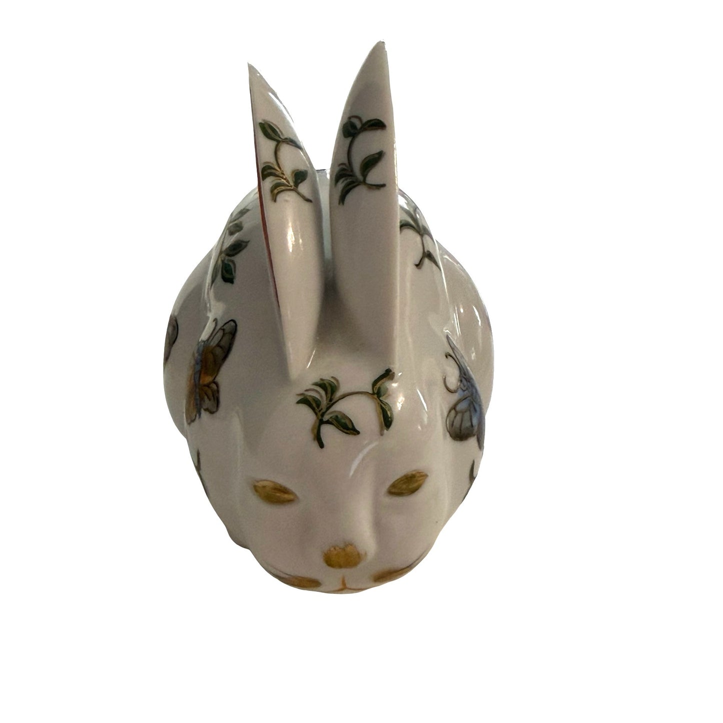 Andrea by Sadek Porcelain Bunny Figurine Butterfly Rabbit Made in Japan
