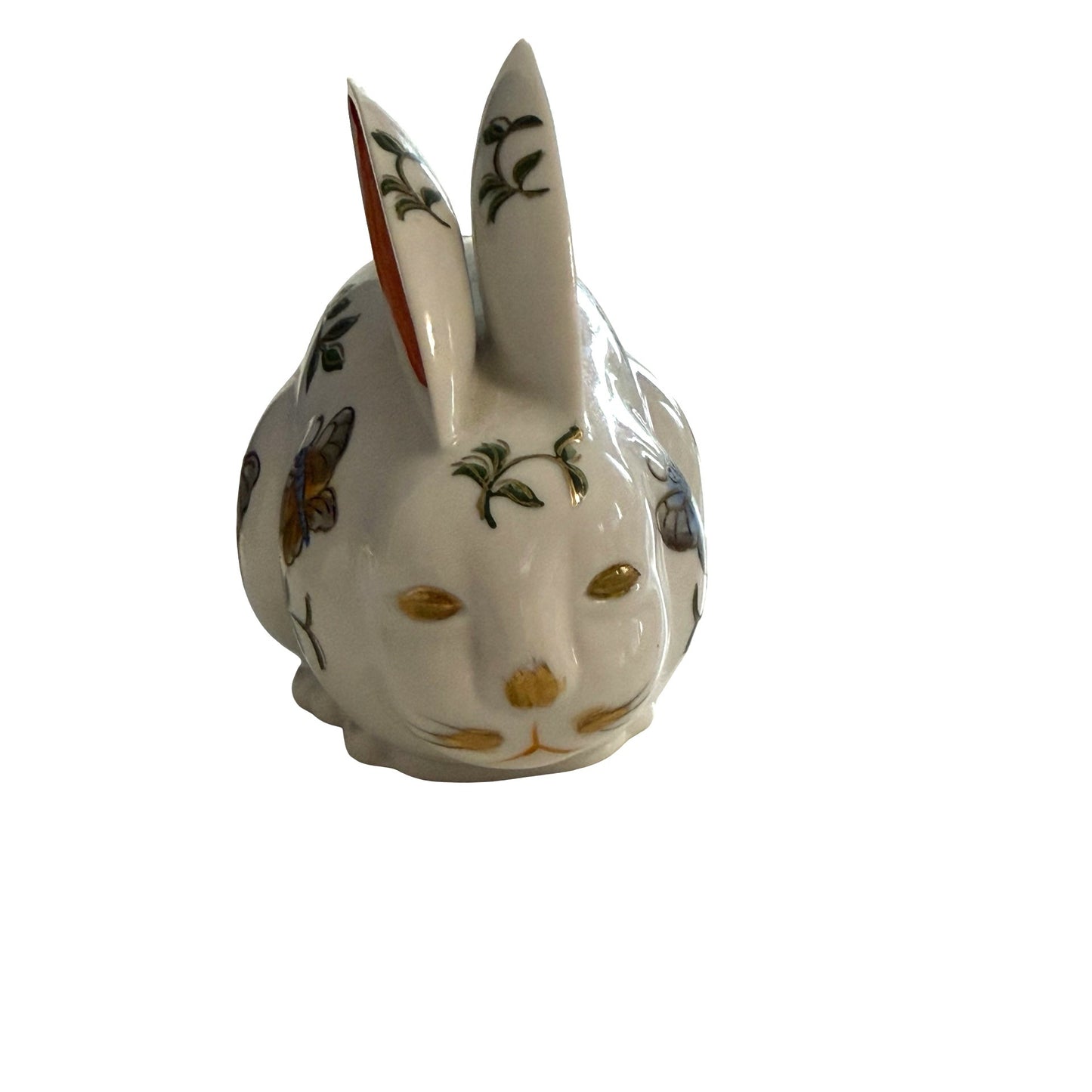 Andrea by Sadek Porcelain Bunny Figurine Butterfly Rabbit Made in Japan
