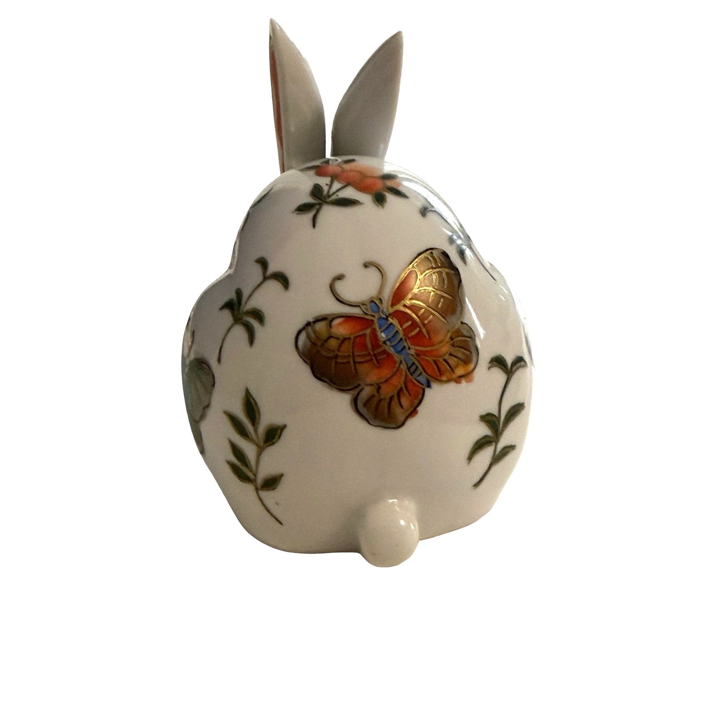Andrea by Sadek Porcelain Bunny Figurine Butterfly Rabbit Made in Japan