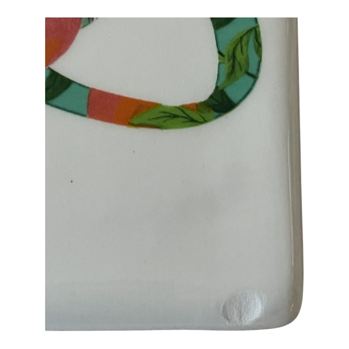 Busch Gardens Home Citrus Orange Blossom Ceramic Tile Coasters Set of 4 4"