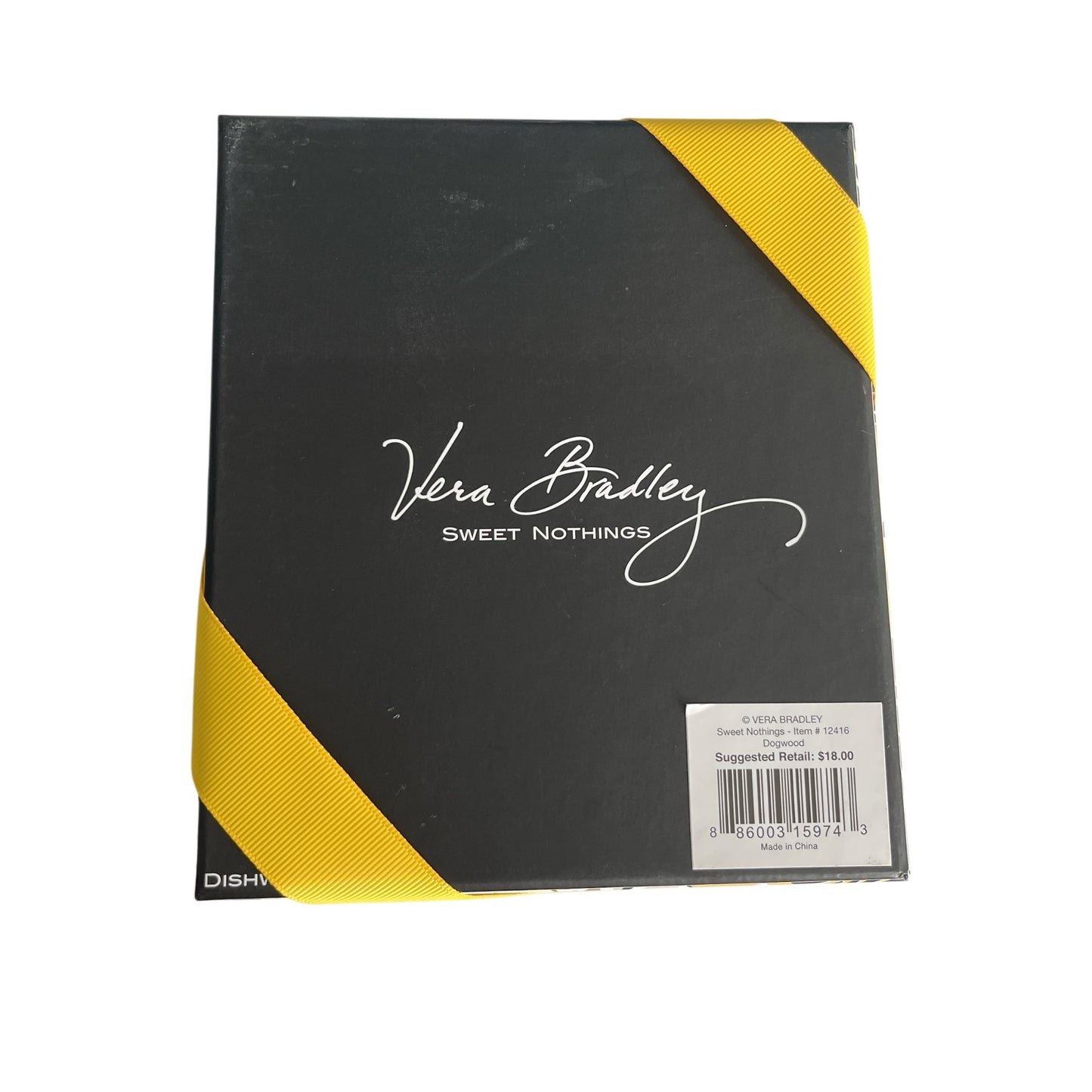 Vera Bradley Sweet Nothings Dogwood Porcelain Trinket Dish Floral Polka Dot NIB