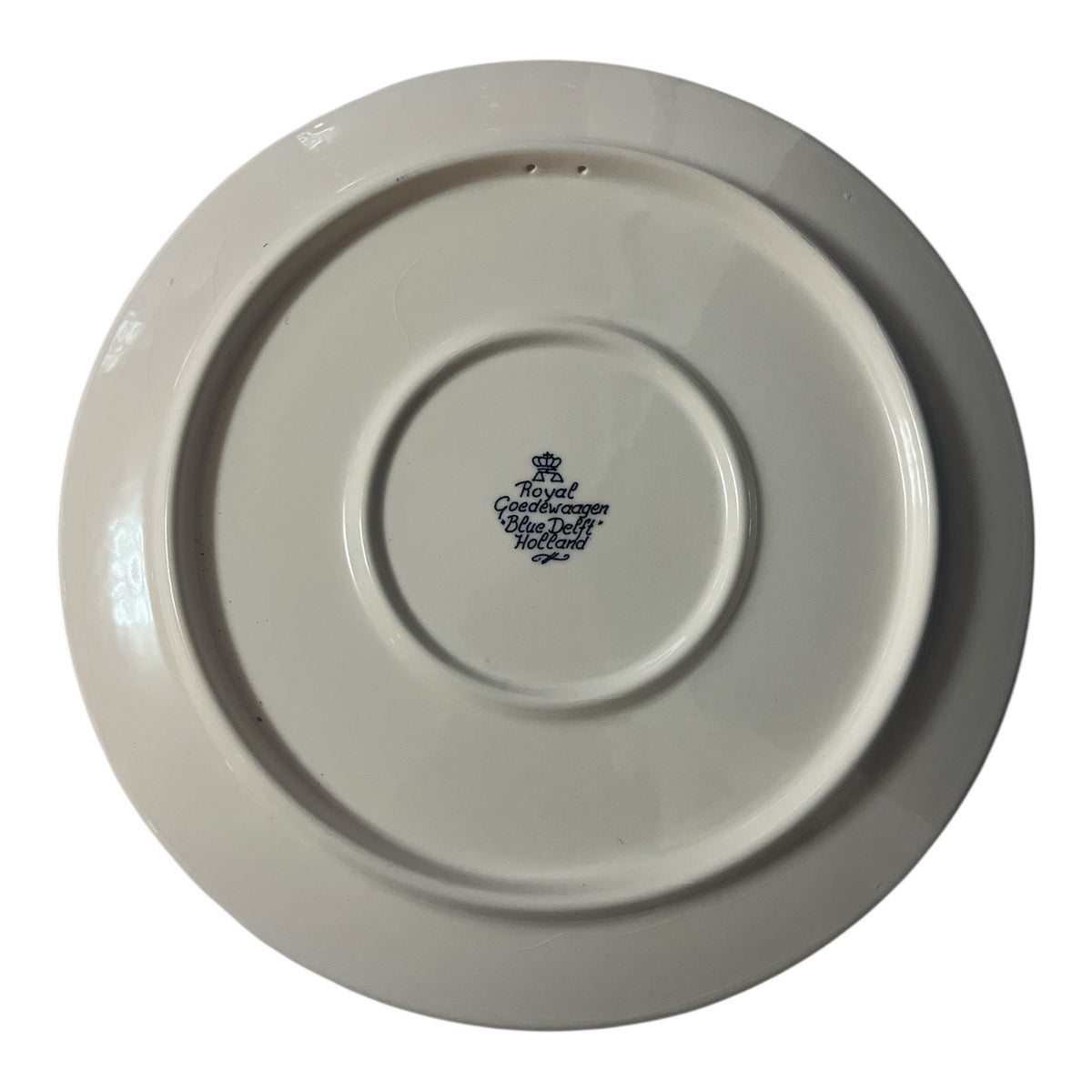 Vintage Royal Goedewaagen Blue Delft MS Noordam Inaugural Plate 2006 Holland America Line
