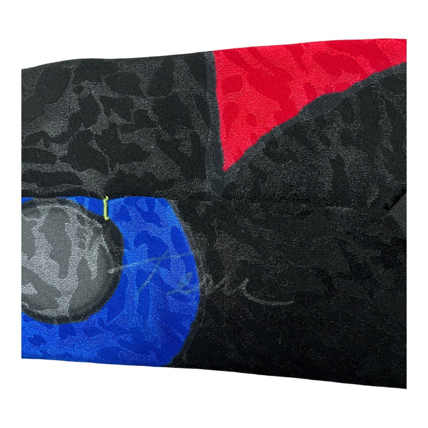 Vtg Robert Daskal for Seeley’s Hand Painted Silk Tie – Abstract Geometric Design – Signed
