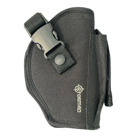 Crosman Black Nylon Belt Holster 6.5 x 5 Right Hand Pistol Holder Adjustable Strap