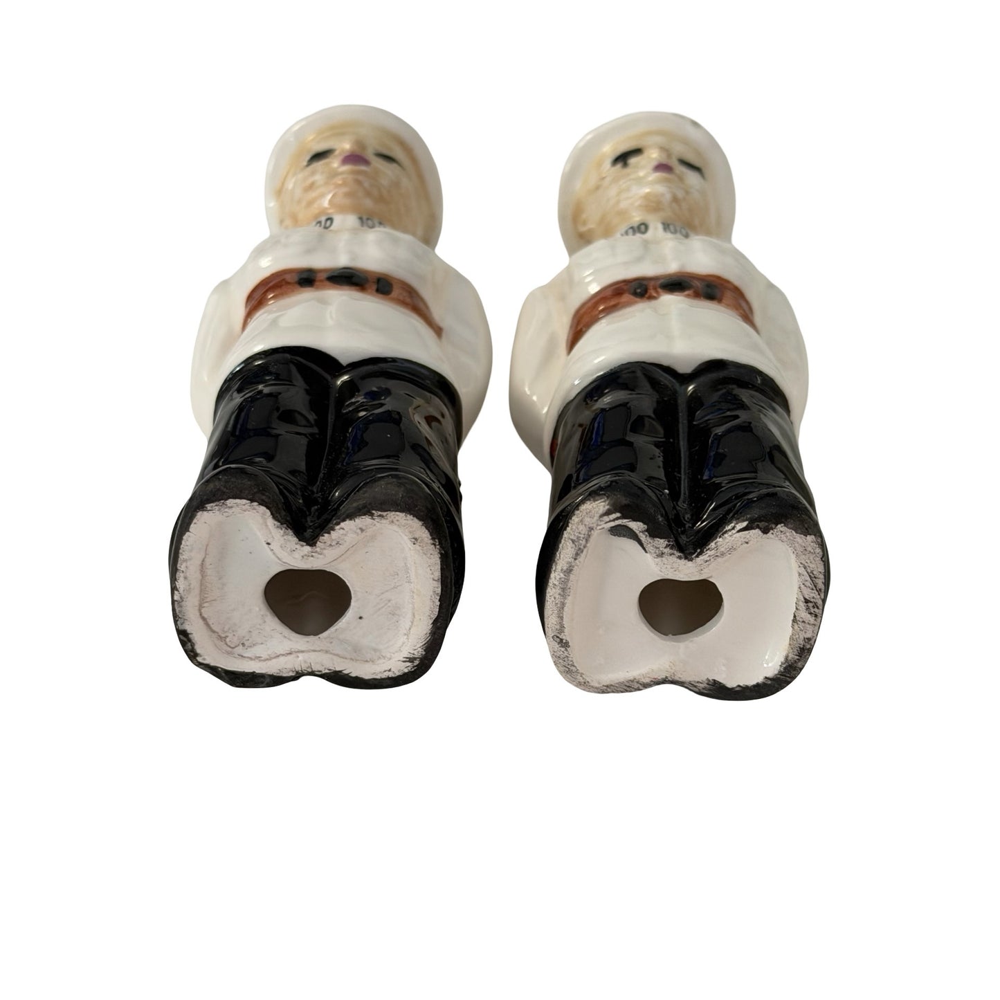 Vintage Jamaica Policeman Salt and Pepper Shakers Ceramic Souvenir Set 4.75”