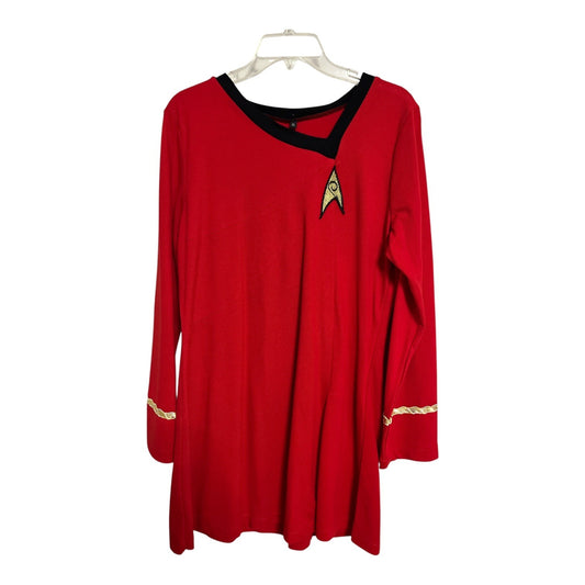 Star Trek Red Command Dress Women’s Medium Sci Fi Costume Uniform Cosplay