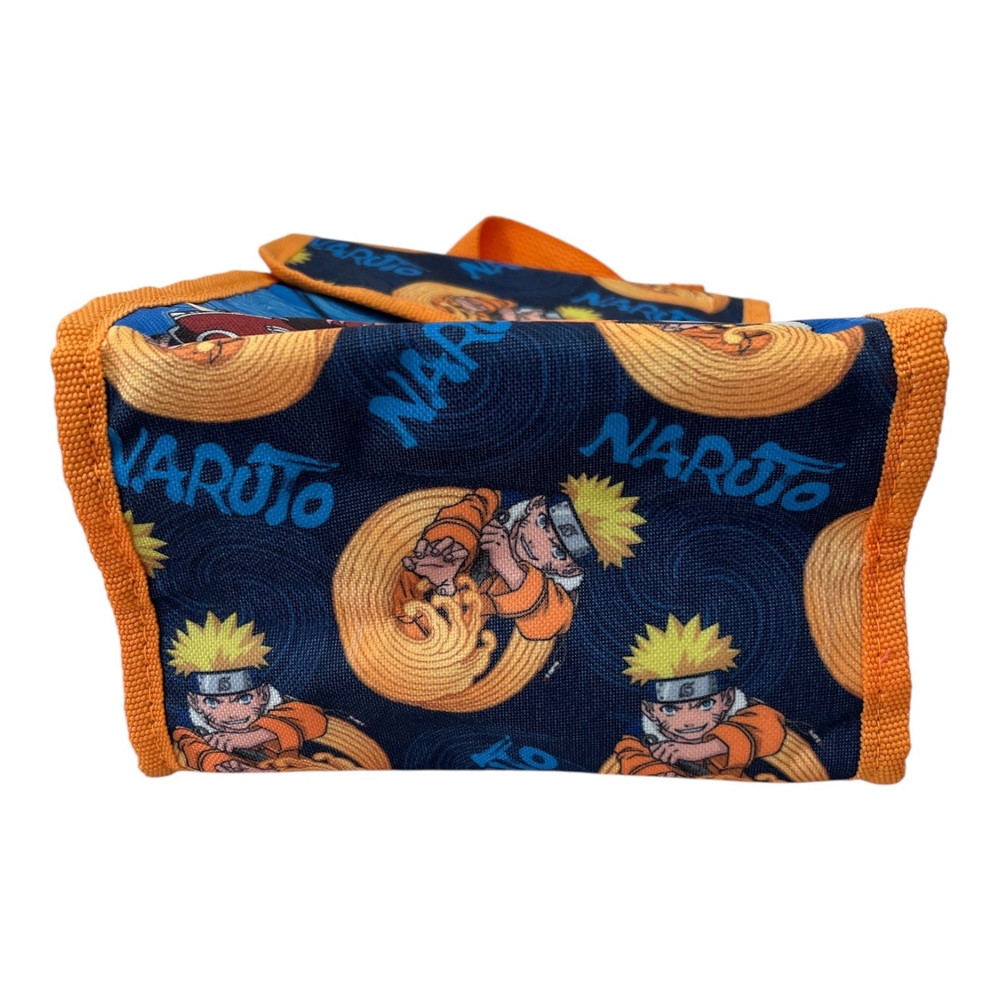 Vintage Naruto Insulated Lunch Bag – Anime Character Print – Orange Trim